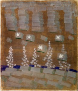 Winter (VIII) door Mikalojus Ciurlionis