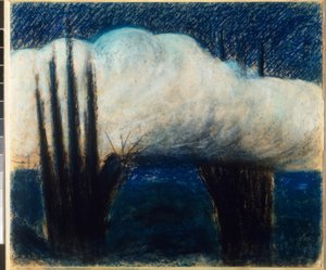 Avond door Mikalojus Konstantinas Čiurlionis