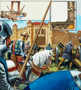 Hendrik V in Frankrijk (gouache op papier)