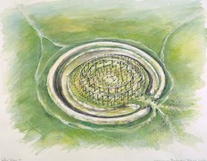 Woodhenge, ca. 25e eeuw v.Chr.