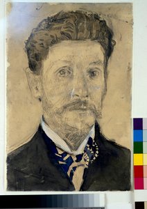 Zelfportret door Mikhail Aleksandrovich Vrubel