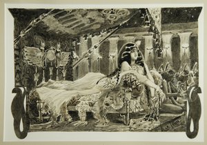 Cleopatra op bed, 1899