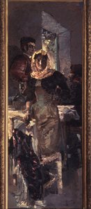 Spanje door Mikhail Aleksandrovich Vrubel