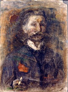 Zelfportret, 1904 door Mikhail Aleksandrovich Vrubel