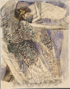 Seraf, 1904-1905 door Mikhail Aleksandrovich Vrubel