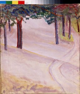 Landschap door Mikhail Vasilievich Matyushin