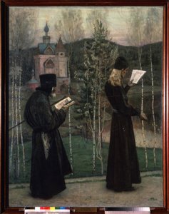 De klokken luiden door Mikhail Vasilievich Nesterov