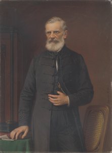 Portret van een man door Miklós Barabás