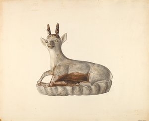 Hertenfiguur, ca. 1938