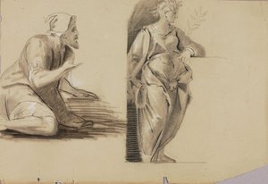 Figuur Studies door Miner Kilbourne Kellogg