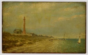 Vuurtoren Vuur Eiland door Miner Kilbourne Kellogg