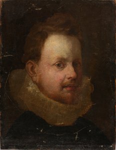 Hoofd van een heer naar van Dyck door Miner Kilbourne Kellogg
