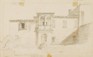 Het huis van Petrarca door Miner Kilbourne Kellogg
