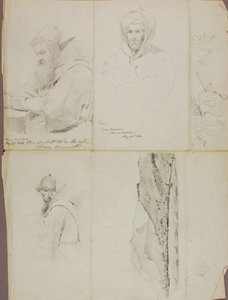 Studies - Landschap en Portret door Miner Kilbourne Kellogg