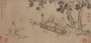 Laozi levert de Daodejing