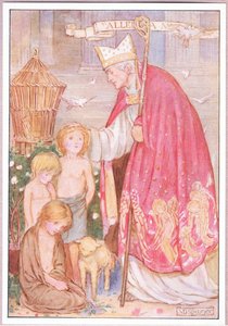 "Angles noem je ze" zei hij. "Nee, engelen eerder". St. Augustinus