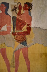 Reconstructie van de processie fresco