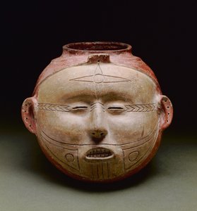 Menselijke beeldekan, Late Mississippiaanse periode, 1300-1500 door Mississippian culture