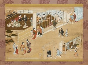 Yoshiwara plezierkwartier, ca. 1670-1685
