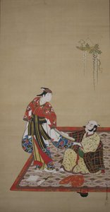 Samurai en Wakashu Bushi to wakashu door Miyagawa Issho