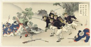 In de Chinchon regio verdrijven vijf militaire ingenieurs meer dan honderd Chinese soldaten