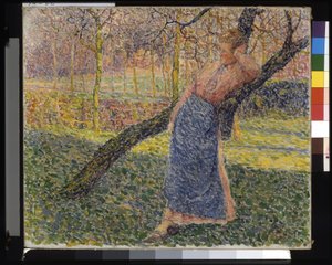 Vrouw in een boomgaard (Femme Dans Un Verger)