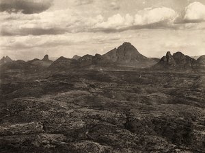 Het bouwen van een rijk in het fascistische tijdperk: de bergen van Adua, Ethiopië, 09/05/1936 door Modestino Baldinetti