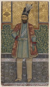 Portret van Nâsir-od-din Shah
