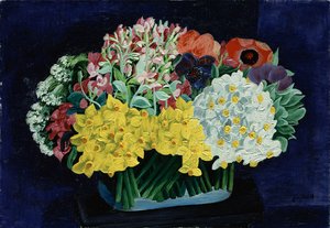 Bloemen door Moise Kisling