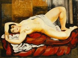 Naakt in wit laken; Nu Couche au Drap Blanc
