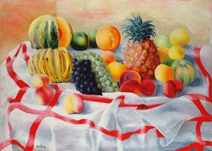 Stilleven met fruit