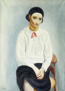 Vrouw in een witte blouse; Femme au Chemisier Blanc