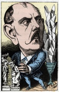 Portret van Xavier de Montepin, Franse schrijver door Moloch