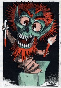 Allegorie van het Sociale Gevaar in de 19e eeuw door Moloch