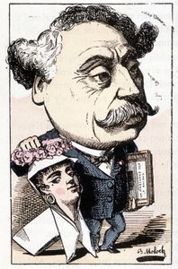 Cartoon door Alexandre Dumas Fils, door Moloch door Moloch