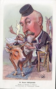 Illustratie van Moloch (1849-1909) in “Chanteclair” door Moloch