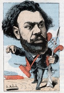 Portret van Clovis Hugues (1851-1907), Franse dichter en politicus
