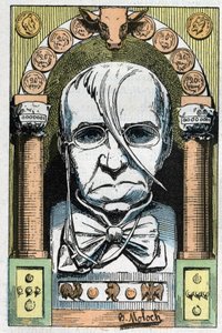 Portret van Emile de Girardin, Franse journalist, publicist en politicus 1806-1881 door Moloch
