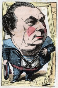 Portret van Francois Dumaine (1831-1893), Franse komiek door Moloch