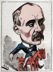 Portret van Georges Clemenceau (1841-1929) politicus in 