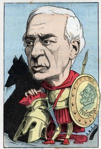 Portret van Jules Barthelemy Saint Hilaire (1805 - 1895), Franse geleerde en politicus door Moloch