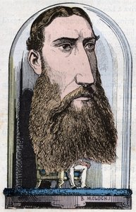 Portret van Leopold II, Koning der Belgen (Louis Philippe Marie Victor), Prins van België, Hertog van Saksen, Prins van Saksen-Coburg-Gotha, Hertog van Brabant