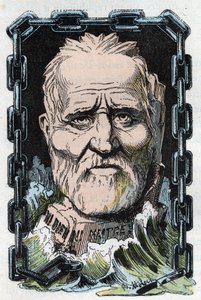 Portret van Louis Auguste Blanqui (1805-1881), Franse socialistische theoreticus en revolutionair.