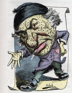 Portret van Louis Veuillot, Franse journalist en schrijver door Moloch