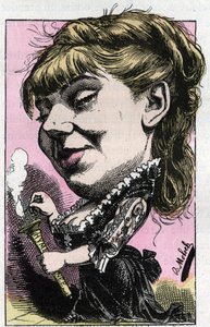 Portret van Sophie Croizette, lid van de Comedie-Francaise