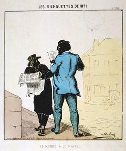 Le Monde et le Rappel, 1871 door Moloch