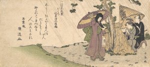 Waar is Tokubei, ca. 1800 door Momokawa Shiko