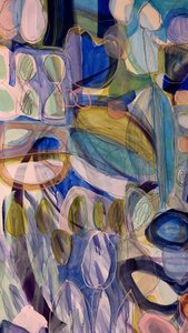 Vloeiende, abstracte vormen