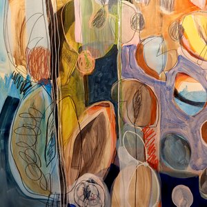 Organisch vloeiend abstract