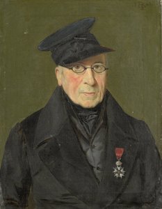 Pieter Janson (1765-1851). Schilder en etser, majoor der Kurassiers buiten dienst door Monogrammist HK (Nederland)